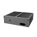 Akasa Ashton T ASUS Tinker Board 3N SBC korpus kahe &uuml;ksiku LAN-pordiga, ventilaatorita, must alumiinium