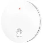 LogiLink SC0019 Ultra-flat suitsuandur, 10-aastane aku, VdS-sertifikaat, valge