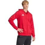 adidas Entrada 26 t&auml;ispika t&otilde;mblukuga dressipluus, meeste, punane, L