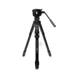 Manfrotto MKONEVA-500X H&uuml;briid foto-video kolmjalg vedelpeaga, 5-sektsioonilised alumiiniumist jalad, klapplukud, kiirkolonn, kandekott