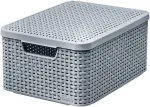 CURVER Style M hoiukarp kaanega, 39,3 x 29,3 x 18,7 cm, helehall, kokkupandav