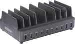 Voltcraft UC-240W01 240W 10-pordiline USB laadimisjaam 6x USB-C PD ja 4x USB-A QC, must