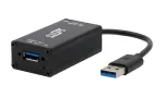 EXSYS EX-1501HMVS-A 1-pordiline USB 3.2 Gen 1 t&ouml;&ouml;stuslik jaotur 15KV ESD kaitsega
