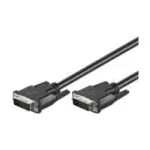 Wentronic goobay DVI-D Dual Link kaabel 0,5m must s&otilde;rmkruvidega 93295