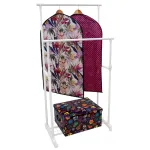 ORDINETT Deluxe Double White 88x43x98-175cm vertikaalne kuivatusrest