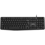 Juhtmega klaviatuur CANYON KB-1 UK paigutusega must