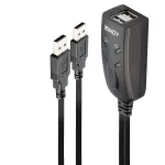 Lindy 2-pordiline USB KM-l&uuml;liti