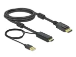 HDMI-DisplayPort kaabel DeLOCK 85964 4K 30 Hz 2 m