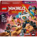 LEGO NINJAGO komplekt 71827 Zane'i lahing&uuml;likonna mech, 92 detaili, 2 minifiguuri, k&otilde;rgus 100 mm, vanus 6+