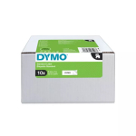 DYMO Autentsed D1 sildid | 9 mm x 7 m rull | Must tr&uuml;kk valgel pinnal | Isekleepuvad sildid LabelManageri sildiprinteritele | 10 tk