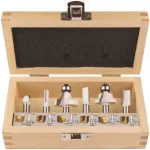 Makita - Fr&auml;s-Bitsatz - f&uuml;r Kunststoff, Massivholz - 6 St&uuml;cke (D-53540)