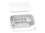 LogiLink pistikupesa riba LPS281U 4 turvapistikut 2 USB-A 1 USB-C valge