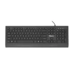 Sbox K-33 US klaviatuur, must