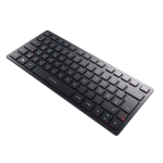 CHERRY KW 9200 MINI klaviatuur Universaalne USB + RF juhtmevaba + Bluetooth QWERTZ saksa must