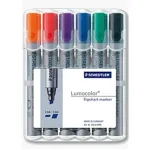 Marker Staedtler 356 B WP6 6 tk Sinine Roheline Oranž Punane Violetne