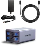 V&auml;line SATA HDD/SSD korpus Unitek S1308A01-EU 2,5-tollistele ja 3,5-tollistele k&otilde;vaketastele, kuni 40 TB
