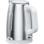 Braun WK 1500 elektriline veekeetja 1,7 L 2200 W roostevaba teras, valge