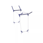 Leifheit Pegasus 120 Solid Compact 81720 kokkupandav p&otilde;randakuivati, 12 m kuivatuspikkus, 76 x 149 x 43 cm, sinine/valge