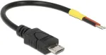 USB-kaabel DeLOCK 82697 Micro-USB B 0,1 m Must