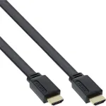 InLine HDMI lame kaabel, kiire Etherneti-toega, kullatud, must 10m