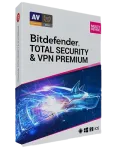 Bitdefender Total Security + Premium VPN | 3 arvutit | 1 aasta | Ainult EL