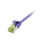 patch-kaabel RJ45, CAT6A 500Mhz, 7,5m, lilla, U/FTP, &otilde;huke &uuml;mmargune d=3,8mm, TPE/LSZH(Superflex), AWG32, Cat.7 toorkaabliga, Synergy 21 (S217398V3)