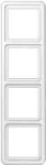 Seinal&uuml;lituspaneel JUNG CD 584 WW valge, duroplast, kruvivaba, 81&times;294 mm