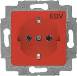 20 EUC/DV-217-101 SCHUKO pistikupesa sisu punane RAL3020 (2CKA002011A6251)
