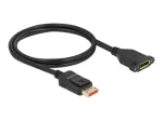 DisplayPorti pikenduskaabel paneelikinnitusega DeLOCK 87095 8K 60 Hz 1 m