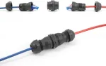 DeLOCK 67044 veekindel IP68 RJ45 pesa-pesa Cat.6A kaabli&uuml;hendus, must