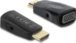 DELOCK HDMI-VGA adapter 3,5 mm heli ja USB-toitekaabliga &mdash; mudel 61082