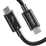 USB-C to USB-C Thunderbolt 4 kaabel CHOETECH &mdash; 40 Gbps, 100 W laadimine