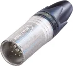 Neutrik XLR-pistik, sirge, kontaktide arv: 7, h&otilde;bedane, NC7MXX, 1 tk (NC7MXX)