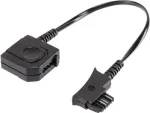 Basetech 1360224 analoogtelefoni adapter, 1x TSS-pistik &ndash; 1x TAE-N/F-pesa, 0,1 m, must