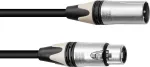 PSSO XLR-mikrofonikaabel, 3-kontaktiline, 15 m, must, Neutrik-pistikud