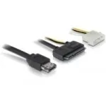 eSATAp / SATA kaabel DeLOCK 84412 1m Must