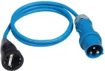 Toiteadapteri kaabel AS Schwabe 1,5 m H07RN-F 3G2,5 CEE 16A pistiku ja Schuko pistikupesaga 250V