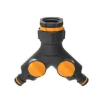 Fiskars 1027061 veevooliku liitmik Kraani&uuml;hendus Must, Oranž 1 tk