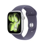 Apple Watch Series 11 GPS + Cellular 46mm h&otilde;bedase alumiiniumkorpuse ja lilla Fog spordirihmaga &ndash; M/L