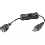 USB-kaabel Renkforce RF-3322982 0,25 m USB A must