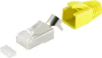 Juhtmepistik RJ-45 S/CONN 72067-10Y valge kollane