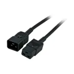 EFB-Elektronik IEC toite pikenduskaabel C20 180&deg; - C19 180&deg;, must, 1,8 m, 3 x 1,50 mm&sup2; Tootja: EFB Elektronik (EK519.1,8)