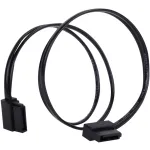 SATA-kaabel Silverstone CP11 0,3 m Must