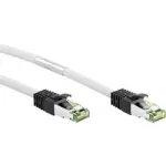 Goobay 55129 CAT 8.1 &uuml;henduskaabel, S/FTP (PiMF), LSZH halogeenivaba, vask AWG 24, 10 m, valge