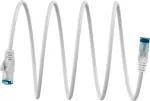 Goobay Ultra-Flexible CAT 6A patchkaabel S/FTP (PiMF), valge (79372)