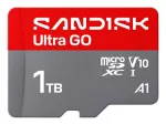 SanDisk Ultra GO microSDXC m&auml;lukaart, 1 TB, UHS-I, kuni 190 MB/s, SDSQUGN-1T00-GN6MN