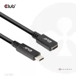 CLUB3D USB Gen1 Type-C pikenduskaabel 5Gbps 60W (20V/3A) 4K60Hz M/F 2m/6.56ft