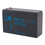 MPL Power Elektro MWH 5-12L UPS aku pliiaku VRLA AGM hooldusvaba 12V 6Ah must