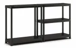 KETER Plastic Bookcase 5 Shelves 90 x 45 x 182 cm Black