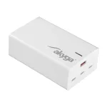 Akyga AK-CH-25 GaN laua-USB-laadija 140 W, 3 x USB-C PD + USB-A, valge